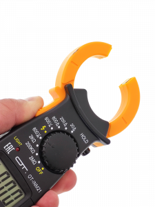 Мультиметр цифровой, клещи токовые тестер тока и напряжения Орбита OT-INM21